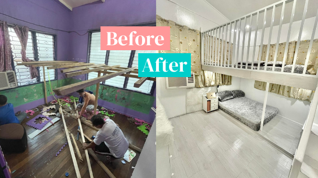 Loft-Style Bedroom Renovation Gave Couple Sharing Room With 3 Kids More Space And Privacy