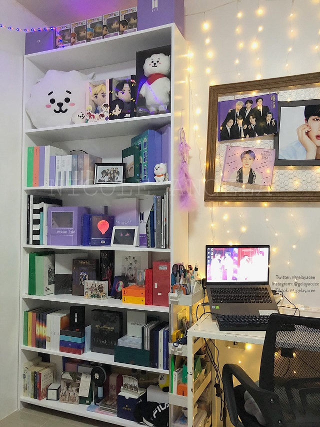 Dad Built Shelves For K-Pop Fan Daughter