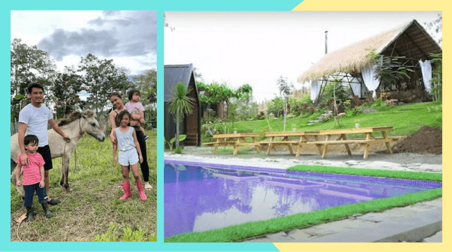 Wow! This Family Turned Their Farm Lot Into A Private Resort With Modern Cabins And A Pool!