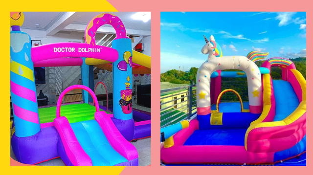 Water Park Sa Bahay! Where To Rent Inflatable Slides For As Low As P1,200