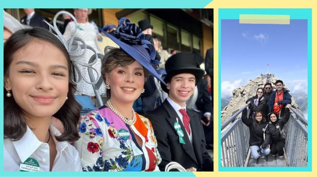 Dawn Zulueta In London, Jinkee and Manny Pacquiao In Switzerland, And More Celebrity Family Vacations