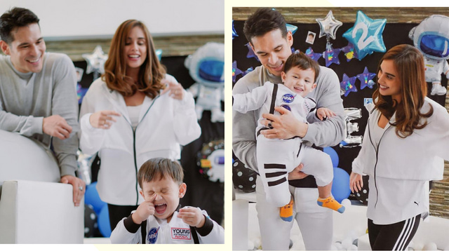 Max Collins And Pancho Magno Celebrate Son's Second Birthday Together