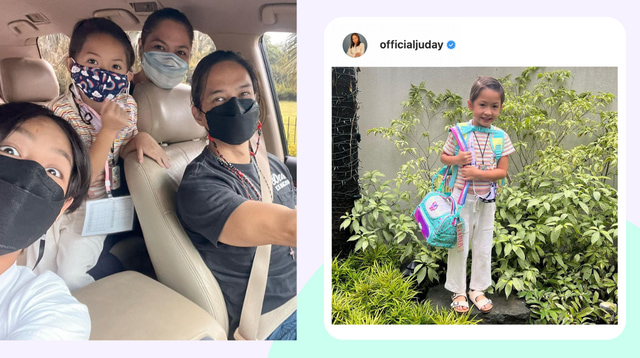 ‘Sepanx Is Real!’ Judy Ann Santos Brings Bunso Luna To First Day Of Grade 1 F2F Classes 
