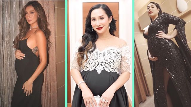 How Do You Flaunt A Baby Bump In An Evening Gown? These 3 Pregnant Black-Tie Formal Looks Will Show You