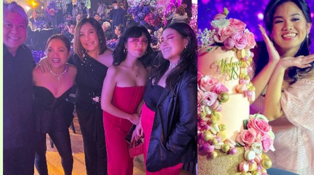 LOOK: Judy Ann's Family Friends Sharon, Kiko, Other Celebs Attend Yohan's Debut Party