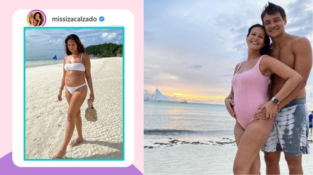 Iza Calzado Flaunts Baby Bump—'The Gift Of Life Growing Inside Me'— In Boracay