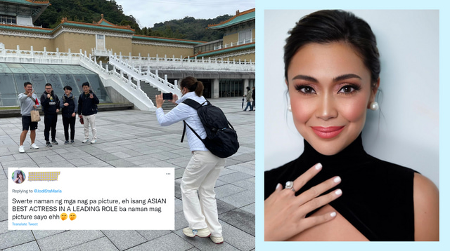 Jodi Sta. Maria Wows Netizens For Being Humble, Taking Pics Of Fellow Tourists In Taiwan