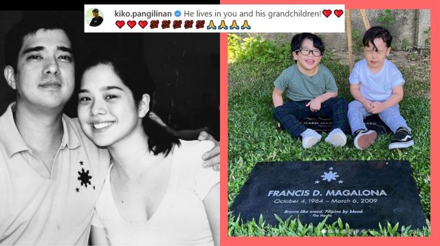 LOOK! Saab Magalona's Sons Visit Francis M's Grave On His 14th Death Anniversary
