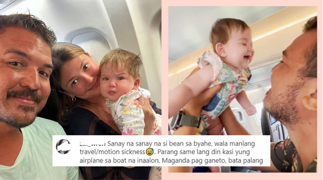  'Walang Iyak,' Angelica Panganiban Shares How Their Baby's First Plane Ride Went