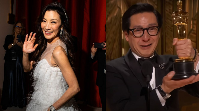 ‘Moms Are Superheroes': Michelle Yeoh, Ke Huy Quan Tearfully Dedicate Oscar Win To Their Mothers