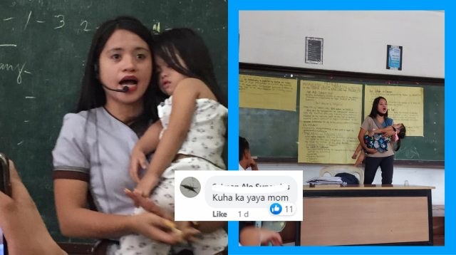 Why This Teacher-Mama Is Unbothered With Comments Like 'Paano Trabaho Mo Kung Lagi Mo Dala Anak Mo?'