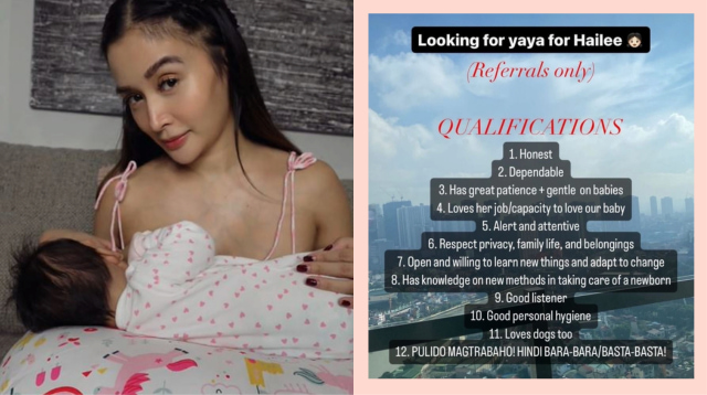 Kris Bernal Is Looking For Yaya Referrals For Her Baby. Here Are The Qualifications
