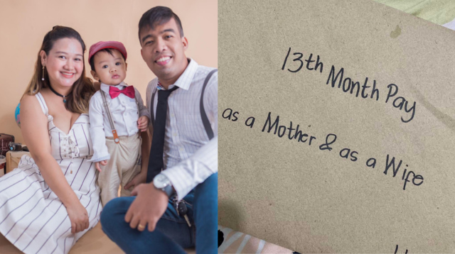 Stay-At-Home Mom Receives 13th Month Pay From Husband; 'Thank You Because You Understand'