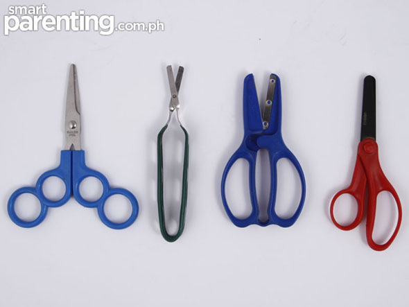 Four types of scissors