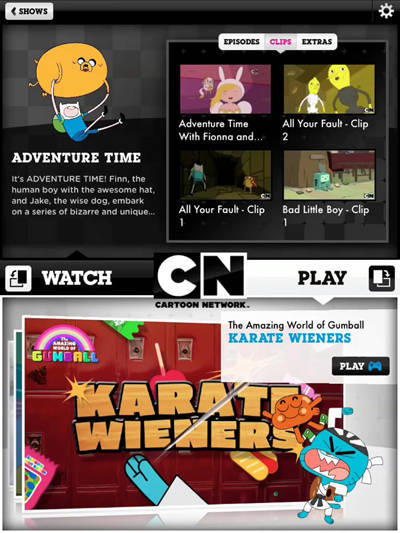 Cartoon Network Mobile Apps