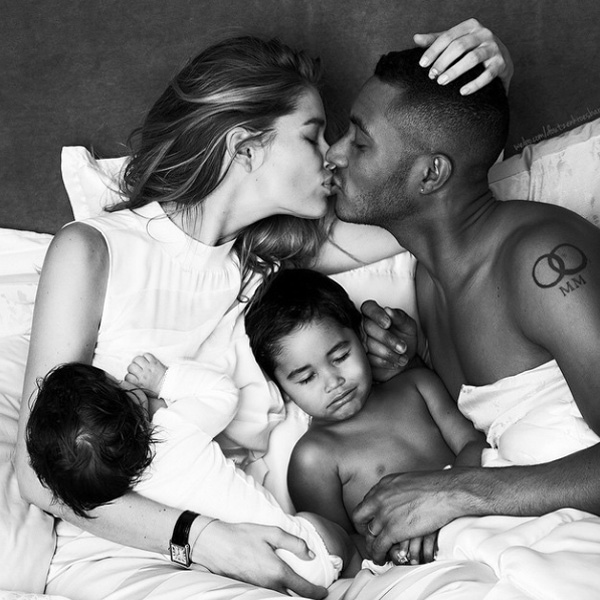 Top of the Morning: Victoria's Secret Model Breastfeeds at Vogue Shoot