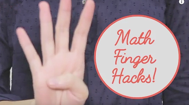 VIDEO: Make Math Easier for your Child with these Finger Hacks
