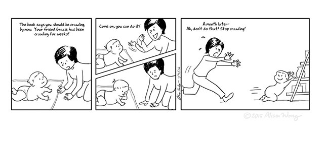 New Mom Comics by Alison Wong