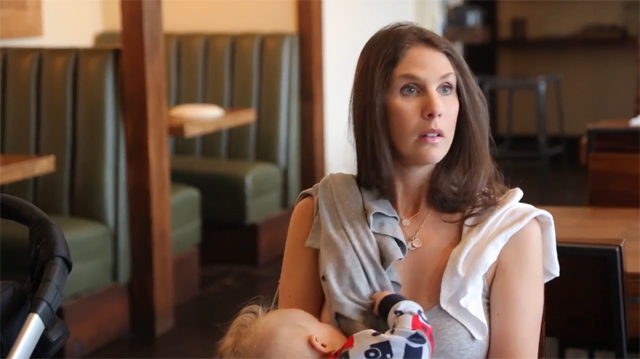 This Made Our Day: Hilarious Video Teaches Moms How to Breastfeed in Public