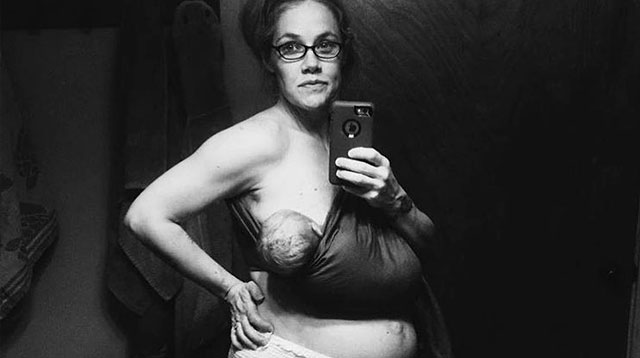 This Postpartum Selfie Perfectly Describes A Mom's Life After Giving Birth