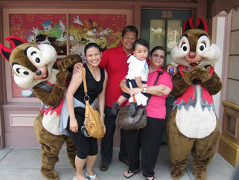 Disneyland family