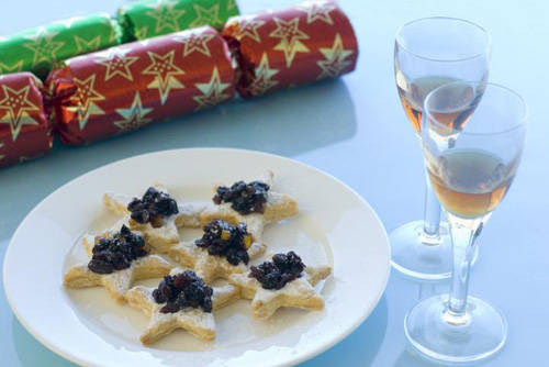 Christmas canapes