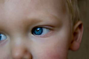 kid's eyes