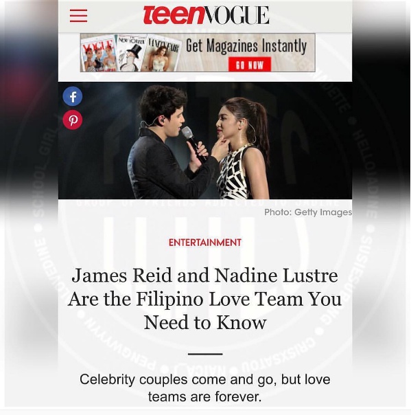 Nadine Lustre et James Reid doux moments