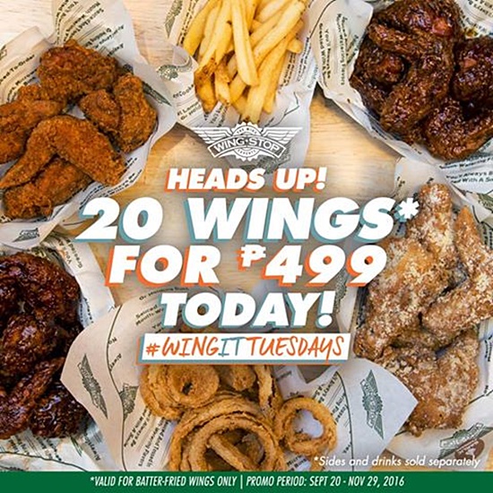 Share Wing It Tuesday At Wingstop
