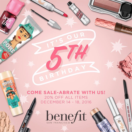 benefit cosmetics sale