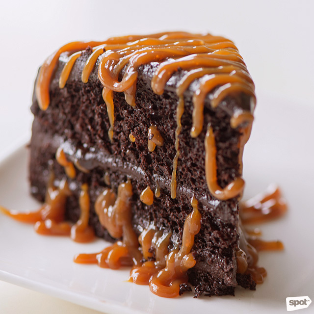 Chocolate Caramel Crunch Cake - Bakes by Brown Sugar