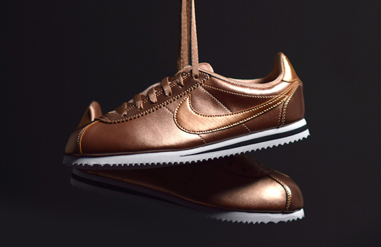 nike cortez metallic