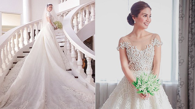 Beautiful Pinoy Celebrity Wedding Gowns  SPOT ph 