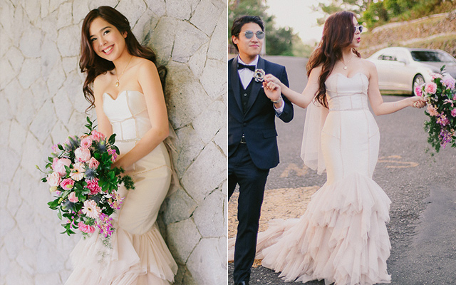 Marian rivera wedding gown reception.