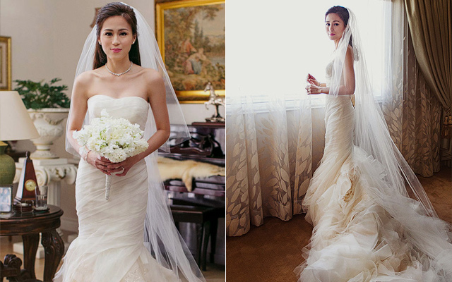 kaye abad wedding gown price