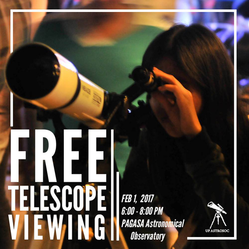 Free sales telescope viewing