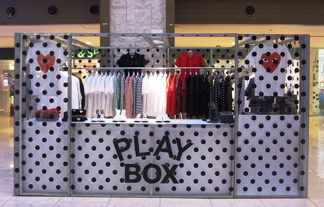 Comme De Garcons PLAY Box Shangri La Luxury Pop Up Shop