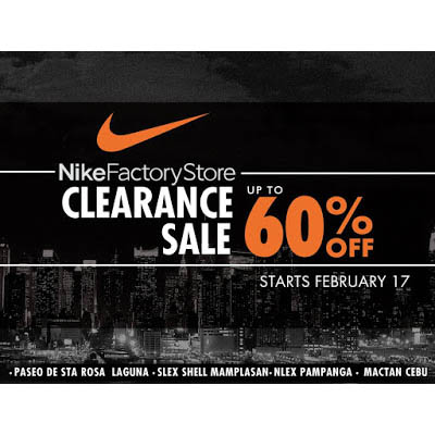 Nike warehouse hot sale clearance sale