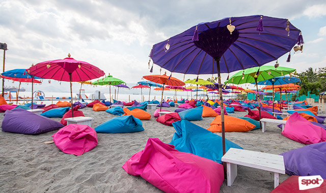 beach with inflatables near me