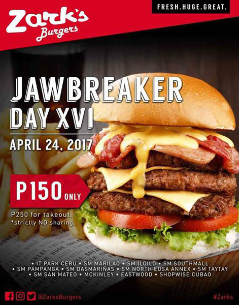 to a eat how jawbreaker Jawbreaker Zark's Burger Day Burgers On Discounted At