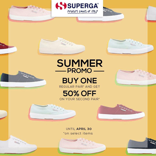 Superga Summer Promo: 50% Off Until 