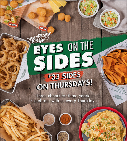 Wingstop Offers Sides For Only P33 Every Thursday