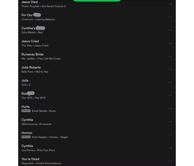 The Funniest Posts on the Spotify Playlist Meme