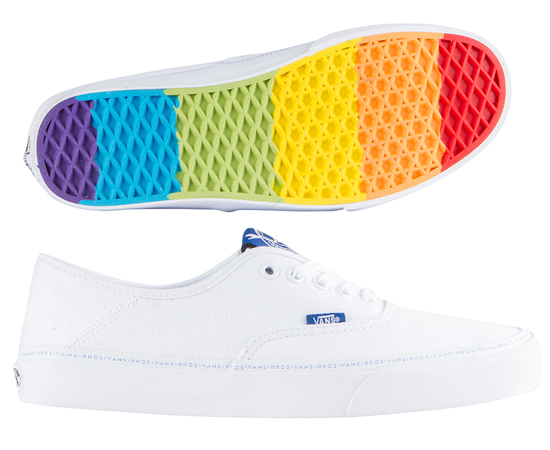 pride vans rainbow sole