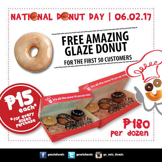 Go Nuts Donuts Celebrates National Donut Day | SPOT.ph