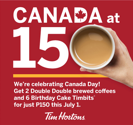 Tim Hortons Has a Special Canada Day Promo This Weekend