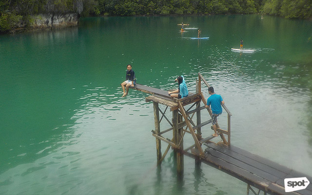 SUGBA LAGOON (CAOB ISLAND) — Kermit