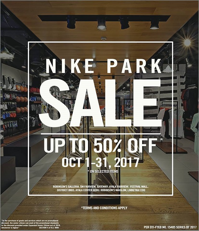 nike park trinoma contact number