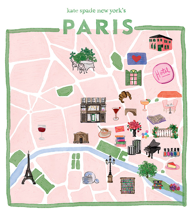 Kate Spade's Augmented Reality App in Paris