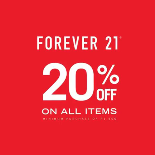 Forever 21 Exclusive One-Day Offer: December 22